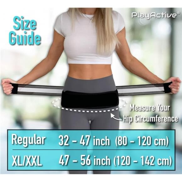 Sacroiliac SI Joint Hip Belt - Lower Back Support Brace for Men and Women - Picture 3 of 7
